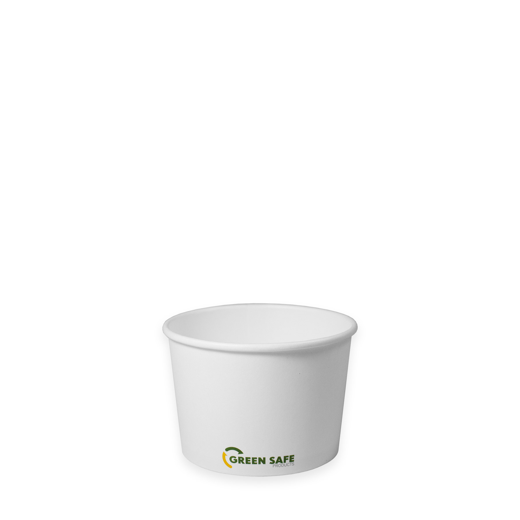 White Paper Soup Bowl - Disposable soup bowl with Lid